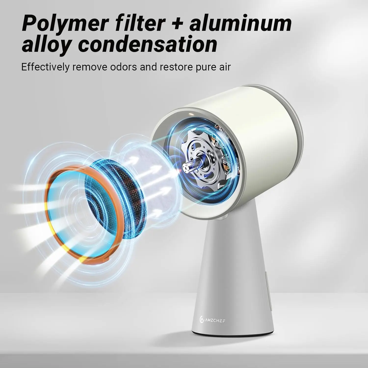 Portable Range Hood, Desktop Range Hood with 3 Speed Exhaust Fan,Low Noise Large Oil Collection Cup,Detachable Aluminum Filter