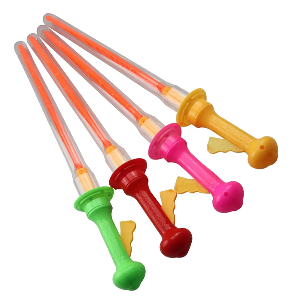 4 Pcs Toy Bubble Stick Kids Toys Maker Outdoor Playing Wands Party Favors Large Child 5
