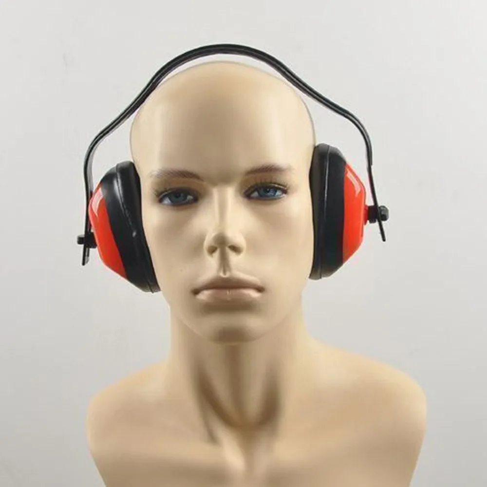 Casque antibruit réutilisable pour chantier et tir, pliable et facile à ranger dans son étui.