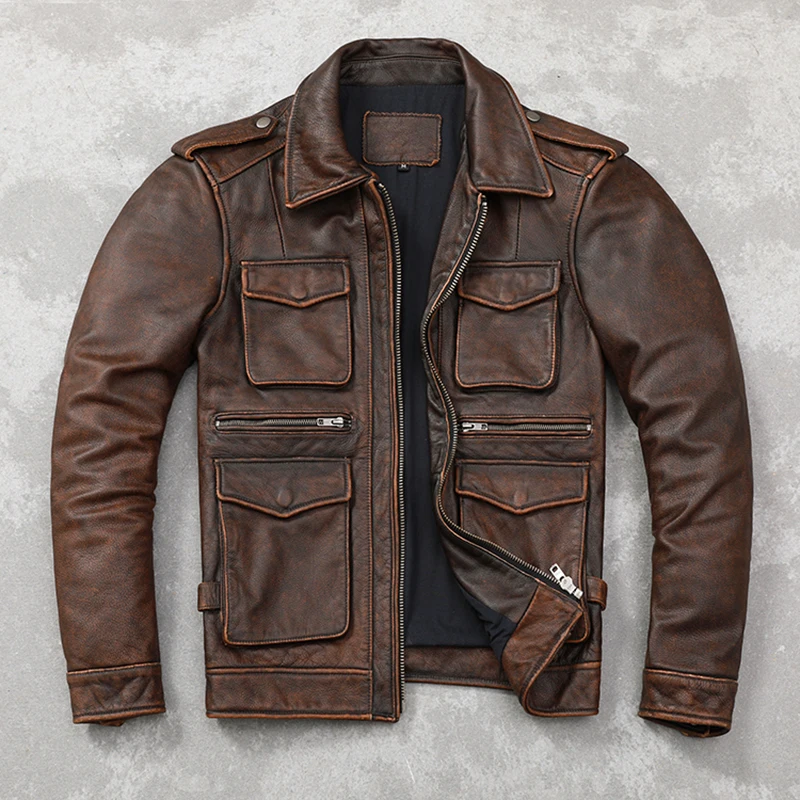 Jacket M65 Military Leather | M65 Military Vintage Jacket