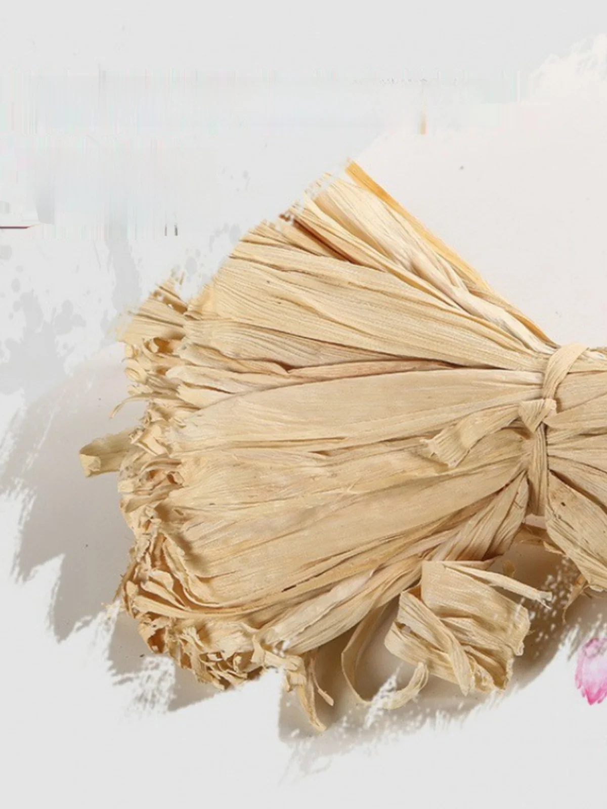 Hanrted Corn Husk Le DIY Materials for Kindergarten Crts l Fiber Home Decorations Dry Flower Petal Bouquet