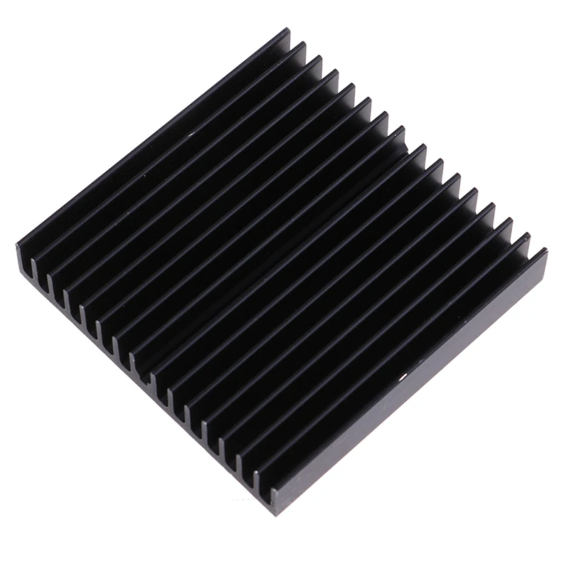 【C】1개 60*60*10mm 검정색 알루미늄 라디에이터 마더보드 칩 히트싱크