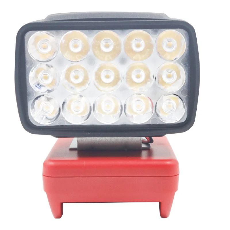 Car LED Work Lights Flashlights Electric Torch Spotlight USB Power Bank For Milwaukee 18V Li-ion Battery High Low Beam Contr portable flashlight portable spotlight portable work lights portable work light