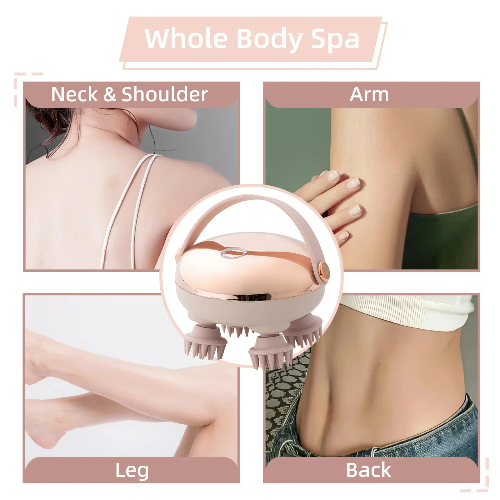 Portable Multifunctional Head Massager for Relaxation