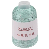 150 Colour пряжа 700M 100g Summer ice silk Mercerized yarn special Sequin yarn DIY hand woven Rag doll knitting wool blanket 2