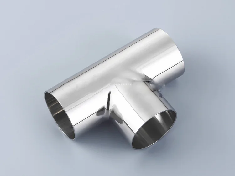 

1pc 51mm 2" 2 Inch OD 304 316 Stainless Steel SS304 SS316 T Joint Polishing Sanitary Welding Pipe Fitting Tee