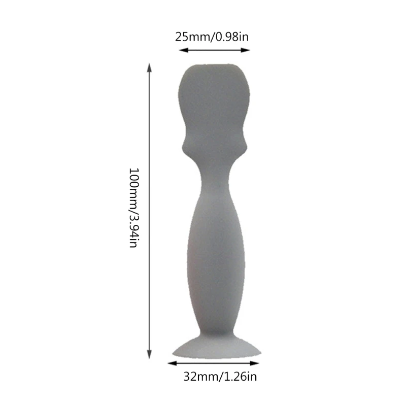 Diaper Cream Spatula Infant Butt Brush for Butt Paste Diaper Cream Flexible Silicone Soft Baby Spatula