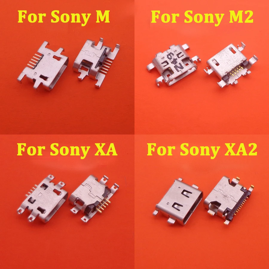 Presa Di Ricarica Per Connettore Micro Usb Da 10 Pezzi Per Sony Xperia M C1904 C1905 C2004 C2005 / M2 S50H D2305 D2306 D2303