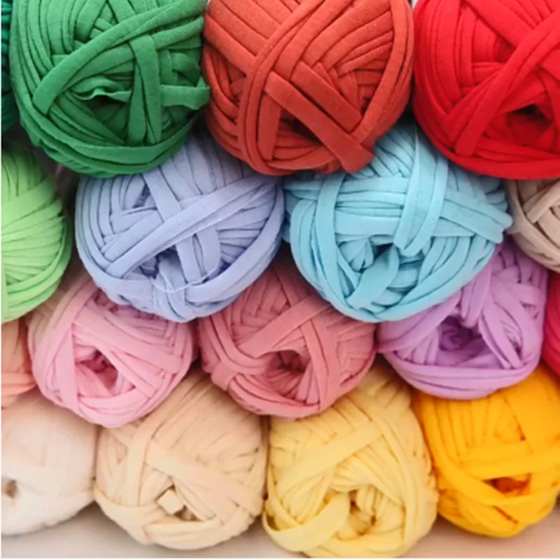 2pcs 100g Cloth Yarn Crochet Purses Knit Cotton Yarn for Crochet Hilos Para  Tejer A Ganchillo Crochet