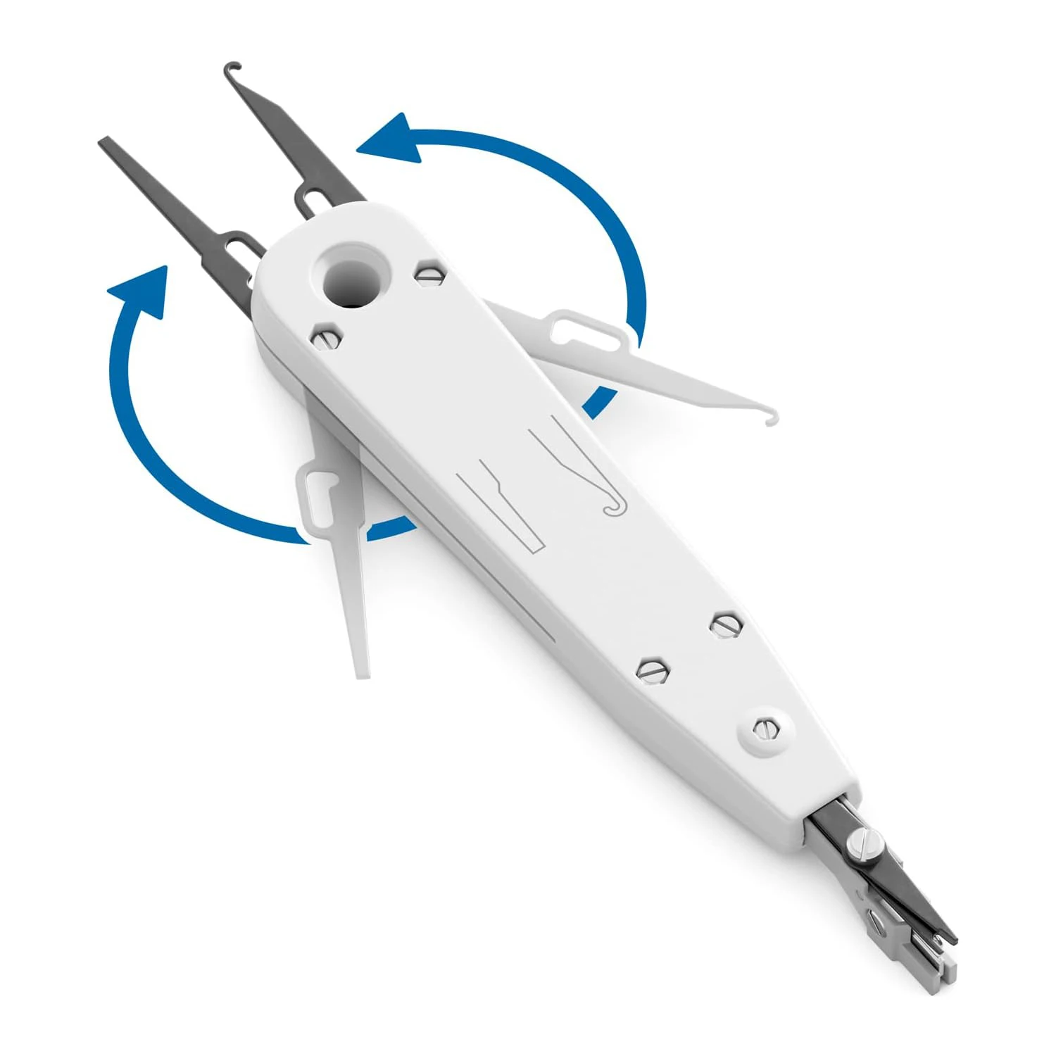 ZoeRax Punch Down Tool 110 Wire Cutter Knife pinze per telecomunicazioni per Rj45 Keystone Jack cavo di rete modulo telefonico Patch Panel