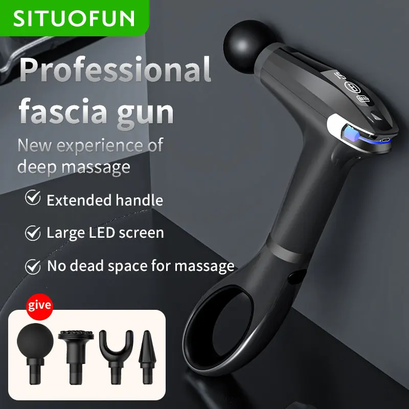 Situofun Professional Extended Massage Gun Deep Tissue Muscle Electric