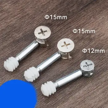 Pacchetto hardware per riparazione pannelli per mobili Confezione da 20 con parti giunzione in metallo, teste da 1,5