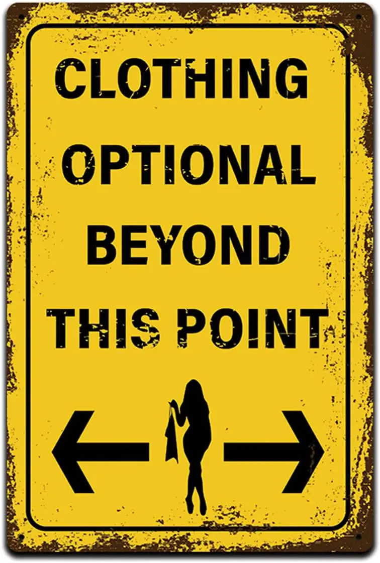 JP-s-Parcels-Clothes-Optional-Sign-Clothing-Optional-Poster-Nudist-Sign ...