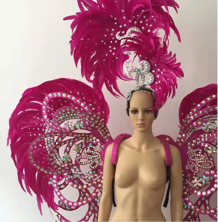 

Spanish Feather Opening Grand Stage Performance Costume