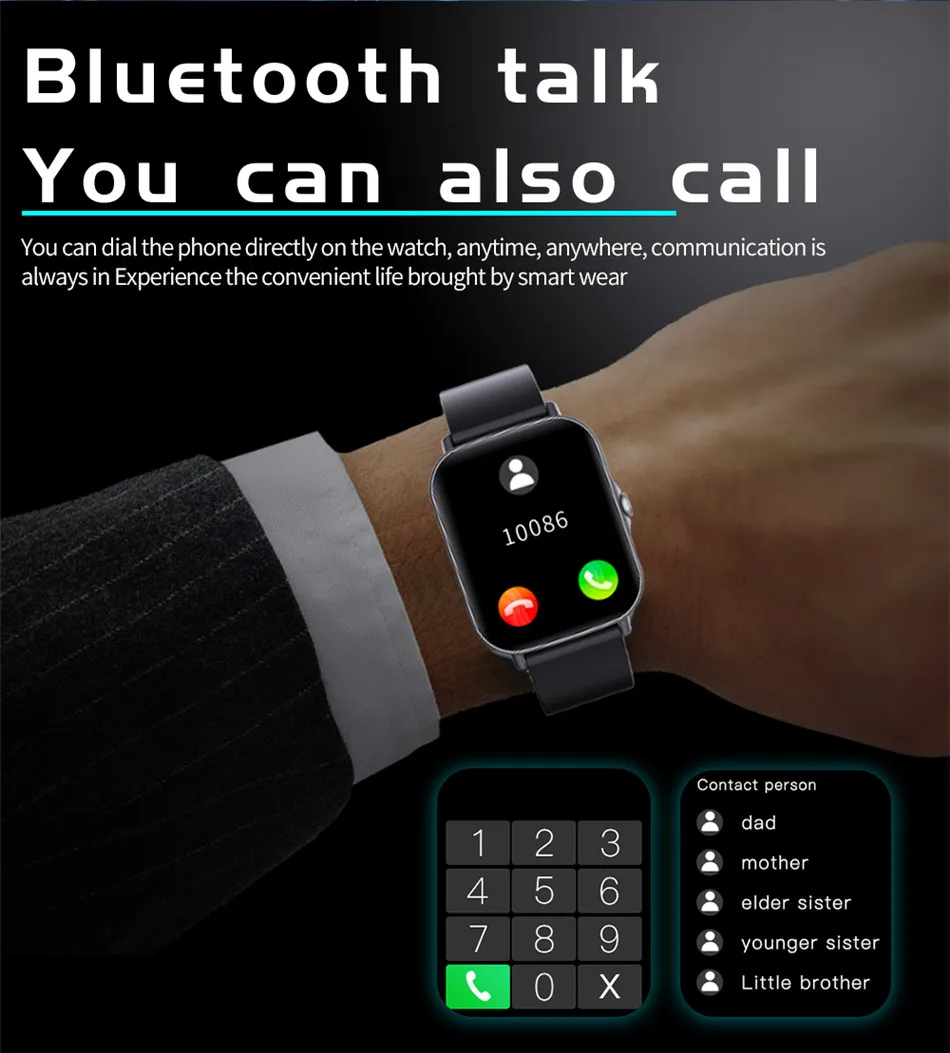 LIGE Bluetooth Call men Smart Watch Men Sports Fitness Tracker Music Smartwatch women Smartwatch Blood Pressure Heart Rate watch