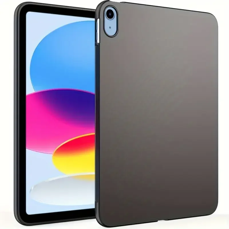 Ultra-Thin Soft Silicone Black Tablet Protective Back Cover
