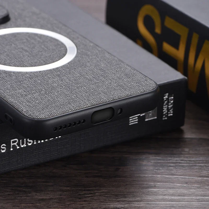 Premium Magnetic Charging Leather Case – Luxury Protection Cover