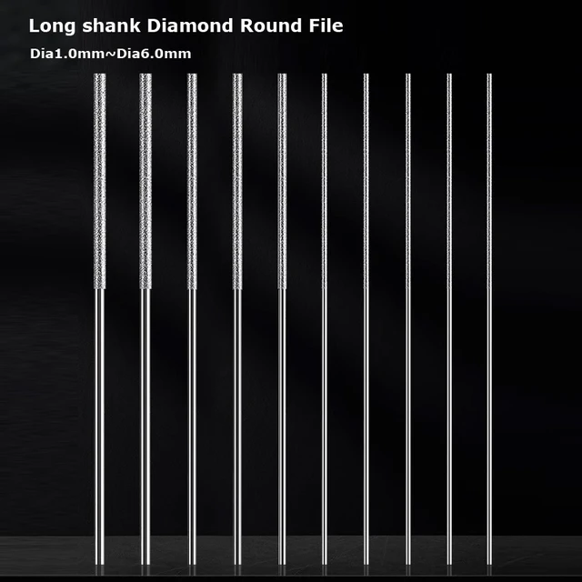 Lime diamant demi-ronde à grain moyen #320 pour l'affûtage des outils de  taille