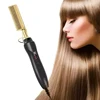 Popular Salon Professional Copper Comb Portable and Fast Heating Ceramic Coating Straight Hair Copper Comb 2