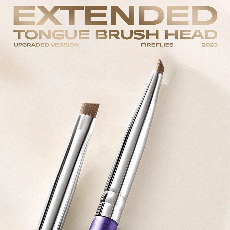 2/5/10PCS Upgrade Blade Eyeliner Brush Ultra Thin Flat Fine Eye Liner Makeup Brushes Flat Eyeliner Brush Eyebrow Make Up Tool 6