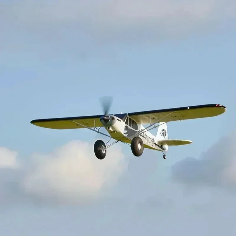 Pa-18 1300mm J3 Remote Control Model Plane Rc Airplane Piper Super Cub Pnp Rtf Trainer Rc Electric Aircraft Outdoor Toy Gifts 2