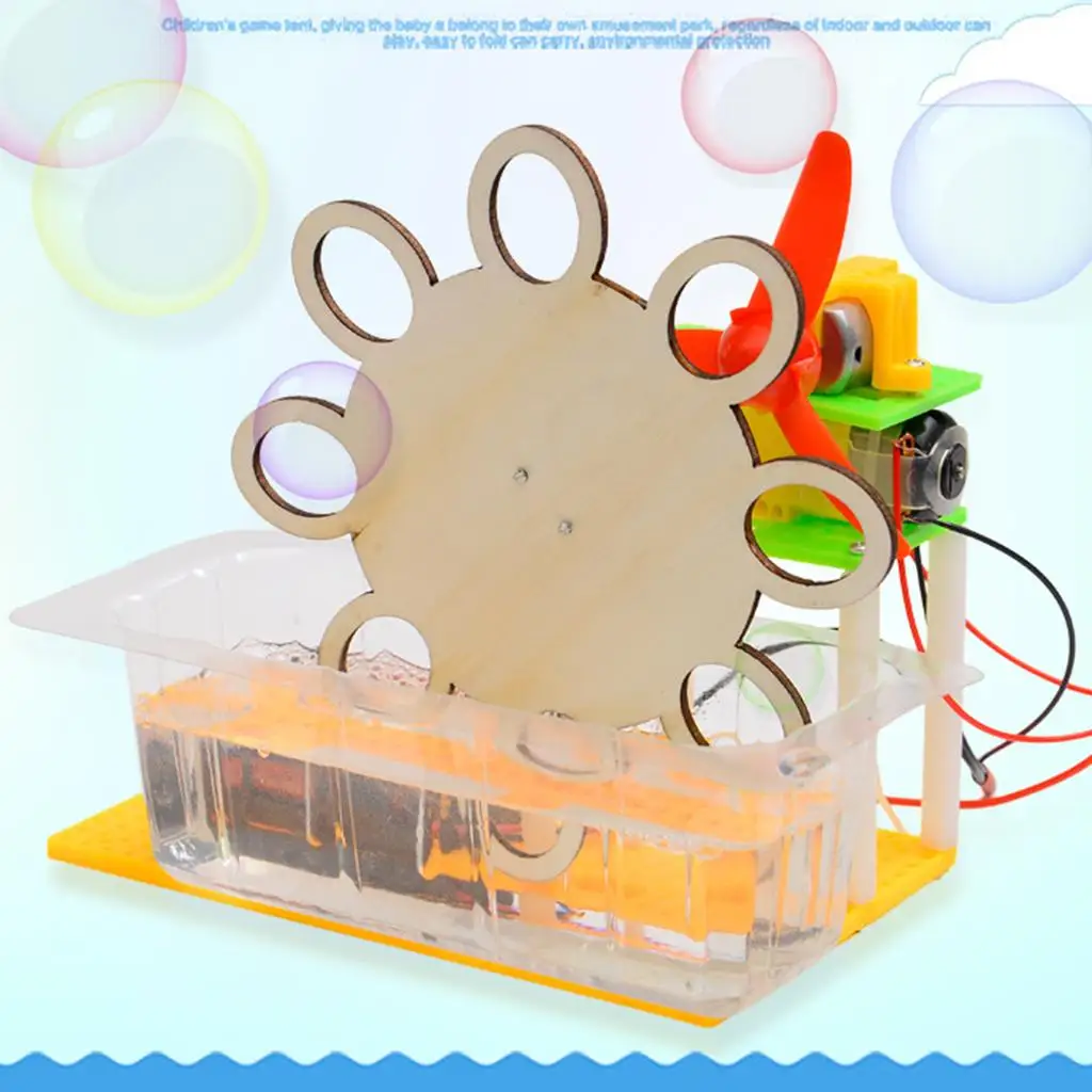 

Educational Toys DIY Bubble Machine Great for Kids Learning Science Gifts