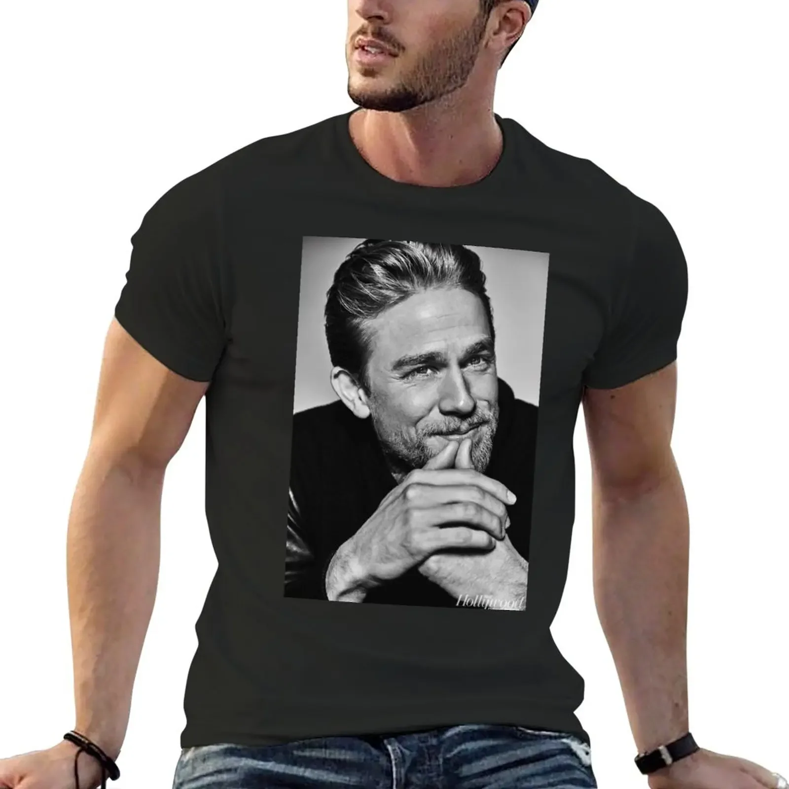 

charlie hunnam T-Shirt Aesthetic clothing boys animal print heavyweights mens t shirt graphic