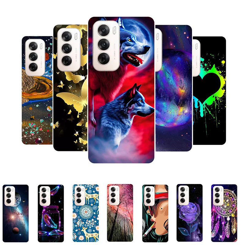 Fashion Wolf Soft Silicone Back Cover