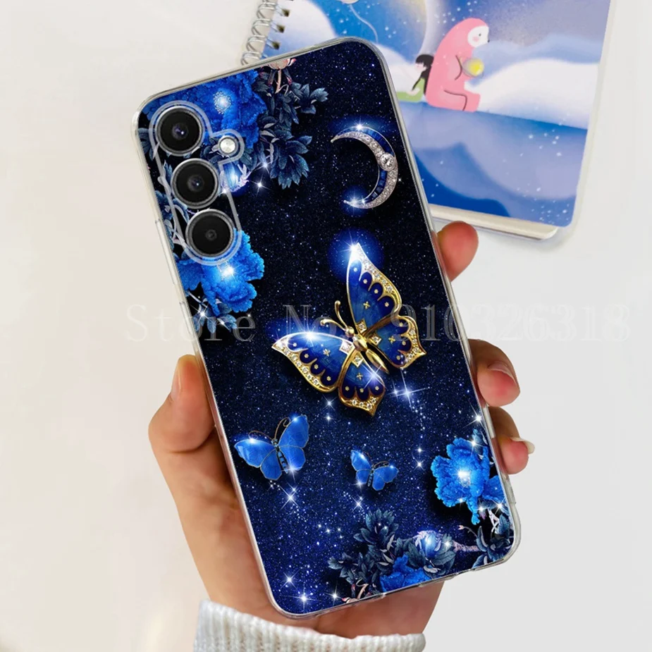 Cute Cat and Butterfly Soft Silicone Phone Case - Stylish Protective Cover