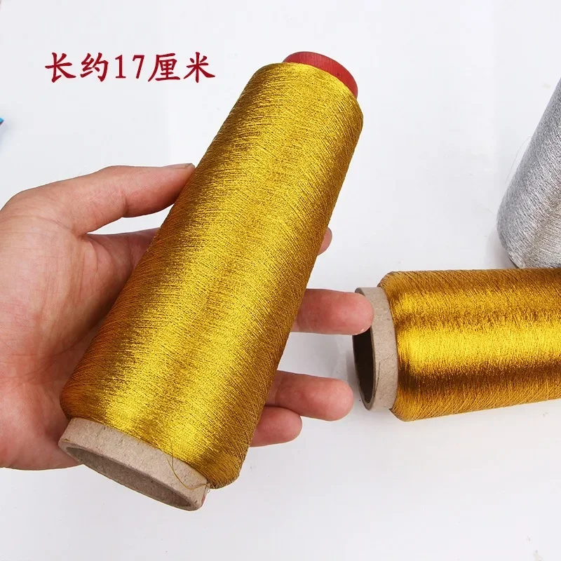 Apparel Gold Embroidery Thread  Silver Gold Thread Embroidery