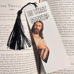 5 pcs Corner Peeking Jesus Smut Bookmark Is That Smut? Christian bookmark Reading Book mark Stationery Supplies gift