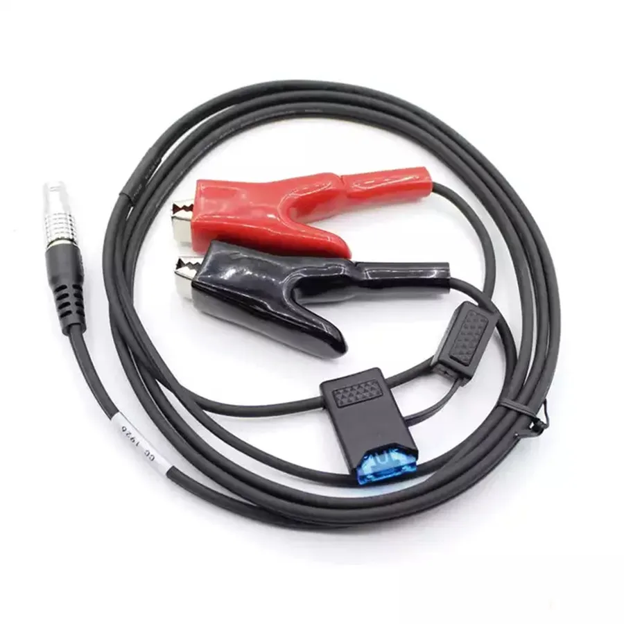 

565855 Cable SR530 GPS Power Cable For LEICA SR-530 1200 GPS Surveying 5PIN 1B Cable With Fuse