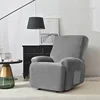 1/2/3 Seater Velvet Stretch Recliner Sofa Cover  Relax Armchair Slipcover Elastic All-inclusive Reclining Sofa Protector 5