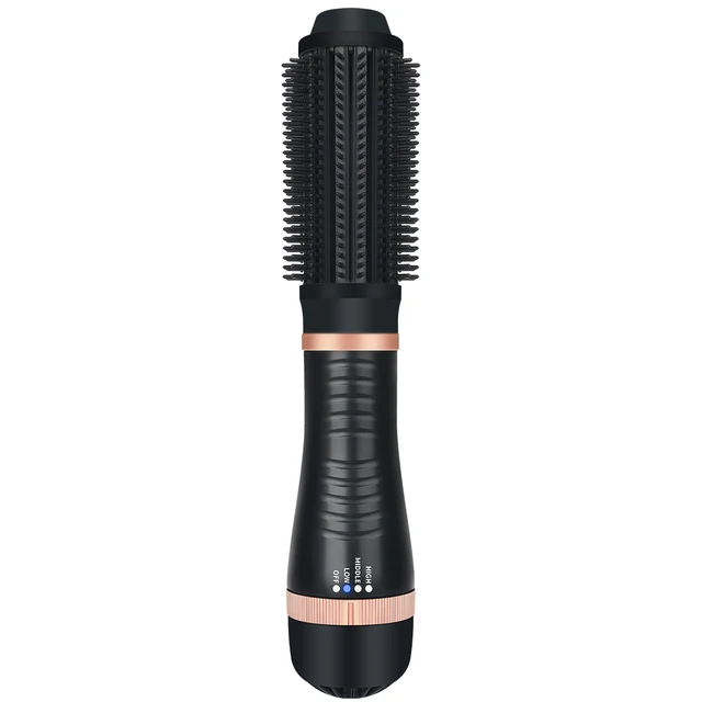 1000W Haartrockner Heißluftbürste Elektrischer Kamm Lockenwickler Glättbürste Ionen-Föhnbürste Haarvolumen-Styling-Tools_voghion.com