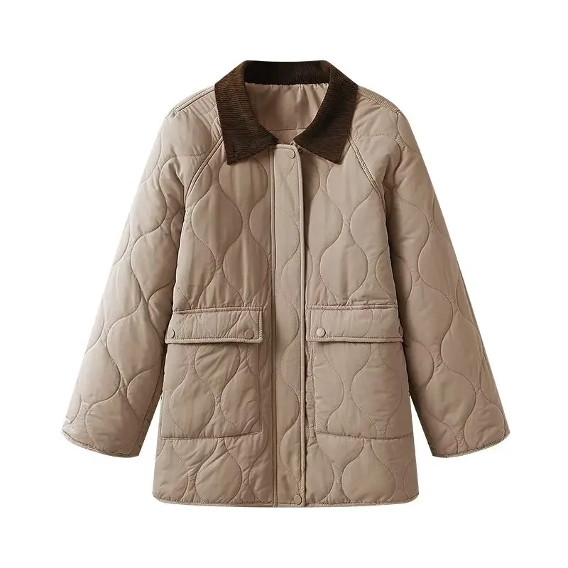 Parkas Jackets Women's Coat Winter Outwear Casual Loose Long Sleeve Tops Elegant Fashion Pockets 2024 inszart Warm Woman Jackets