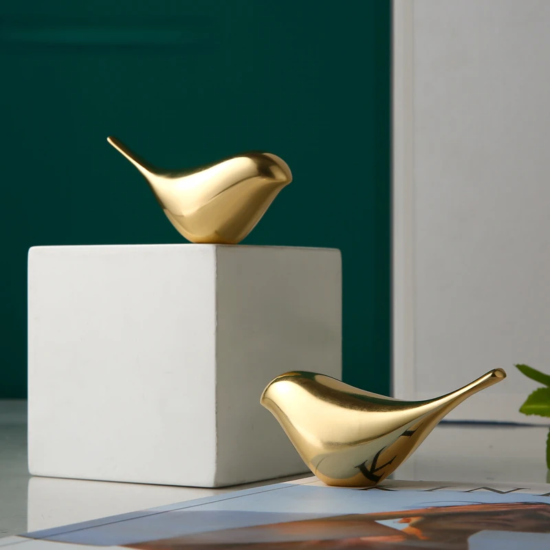 

Классические медные украшения для птиц в европейском стиле, скандинавский постмодерн, домашний дисплей