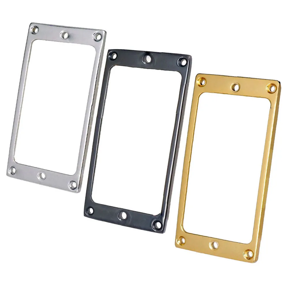 

2Pcs 2x2mm Metal Electric Guitar Humbucker Pickup Surround Frame Mounting Ring Alloy Steel Musical Instruments Guitar Parts