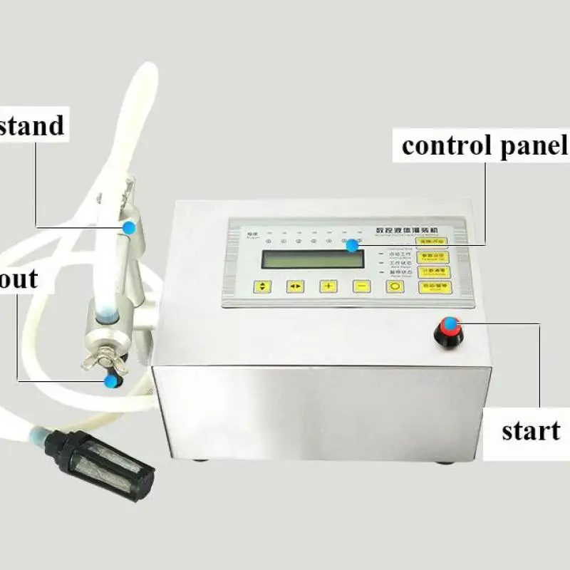 Liquid Filling Machine 0-3500ml Digital Filler Water Juice Milk Perfume Electric Digital Control Water Filler Device