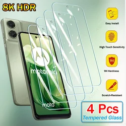 Premium Tempered Glass Screen Protector - 4 Pack - 4Pcs Glass (For Moto G60 (G60S))
