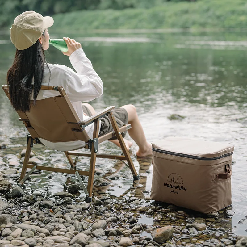 Naturehike Original Outdoor Insulation Bag 20L Camping Travel Refrigerated Ice Bag PVC Picnic Multitool Food Crisper Box Storage