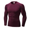 Men's Compression Shirt Long Sleeve Sports Workout T-Shirts Sport Quick Dry Fitness Running Tops Gym Sports Tights 4