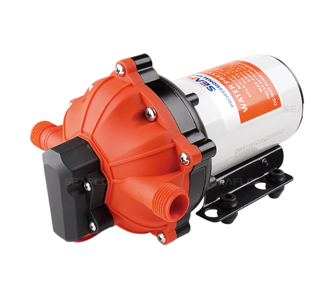 

SEAFLO 55 Series Automatic Demand Diaphragm Pump 12V/24V 3.0-20.0LPM 17-70PSI Marine Boat RV Caravan