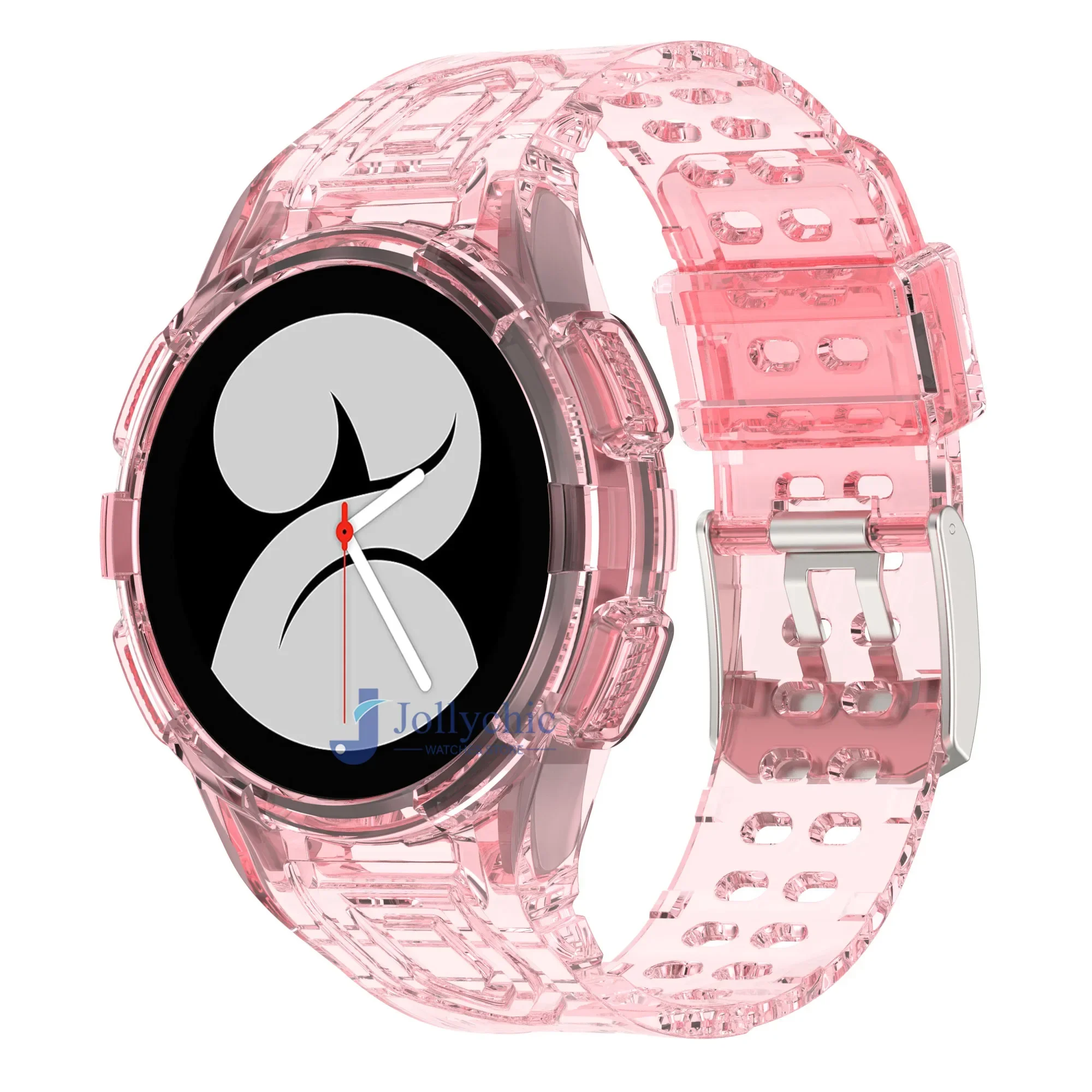 Transparent Silicone Sport Band with Protective Case