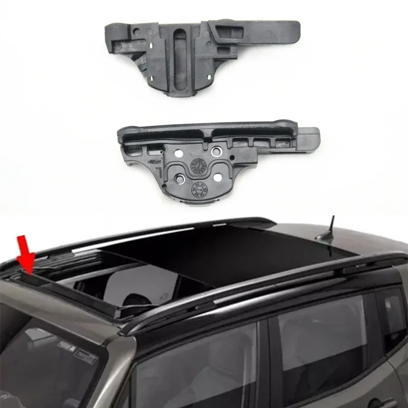 Supporto Per Tetto Apribile Jeep Renegade 2015-2019: 2 Pezzi Neri, Codice 77368445/77368446