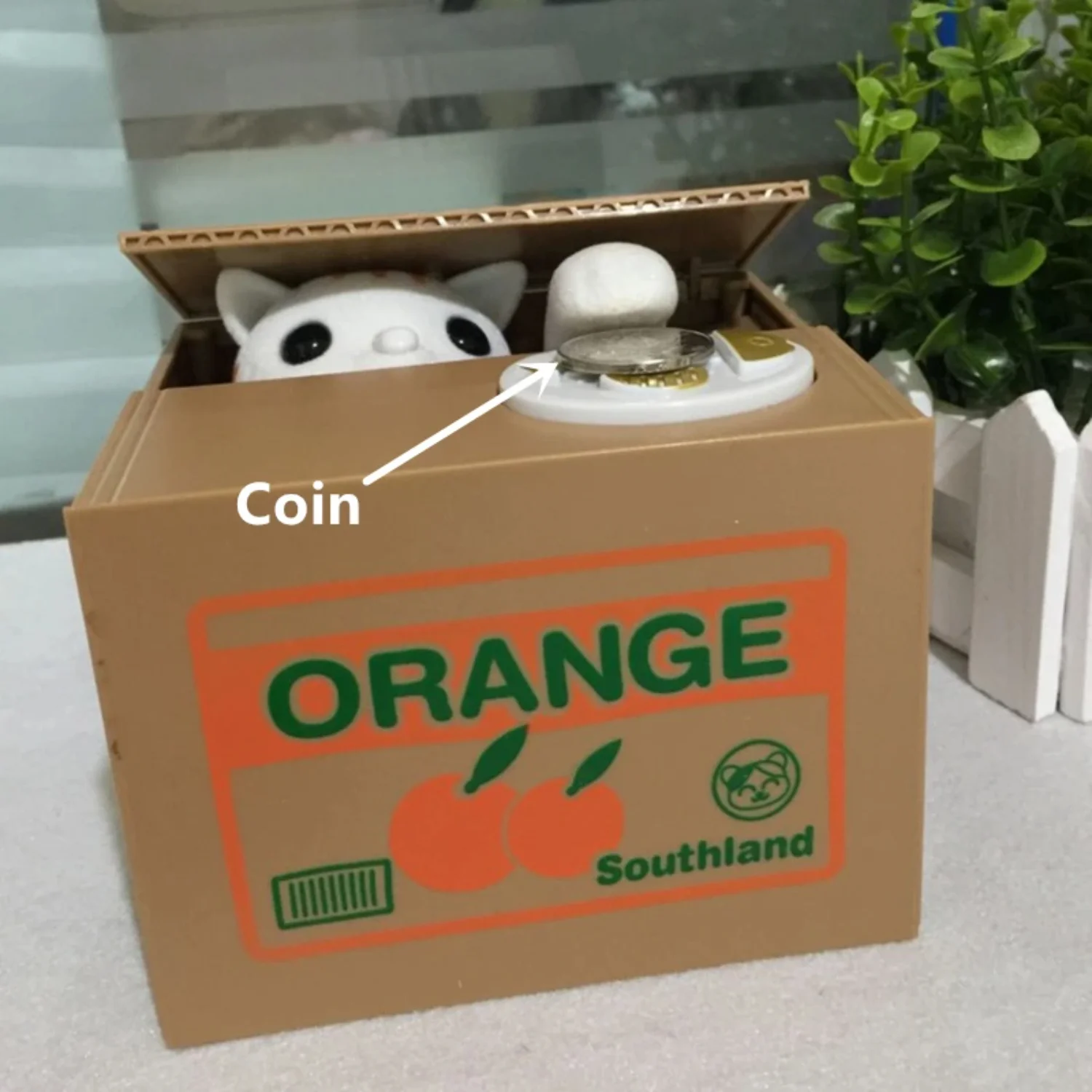 Adorable White Cat and Panda Coin Bank Money Saving Box for Kids - Perfect Gift! 4