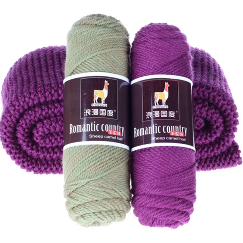 

500g Kleurrijke Dikke Garen Voor Breien Baby Breien Werk Wol Garen Voor Hand Breien Draad Alpaca Wol Garen Gratis Verzending