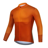 Spring Long Sleeve Cycling Jersey Man's Cycling Clothing 2023 Summer Anti-UV Bike Jersey Breathable Bicycle Shirt 2