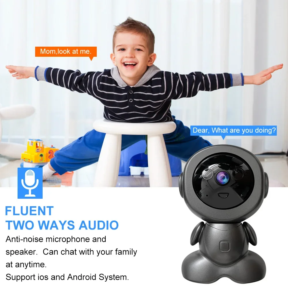 Description Picture 4 of itemHD Mini 3MP Two Way Voice Action Camera WiFi IP Lens Wide Angle Sport Video Recorder Magnetic Night Vision Micro Camcorder V380