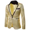 Shiny Shawl Collar Sequins Blazer Jacket for Men Night Club Party Graduation Men Suit Blazer Homme Costume Stage Wear for Singer 2