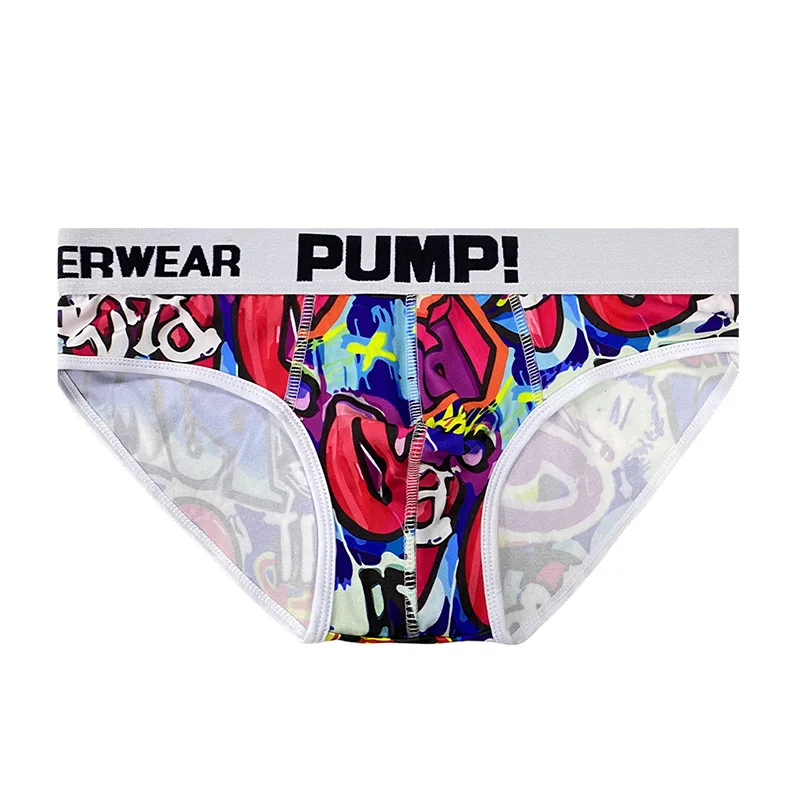 Gays Sexy Convex Pouch Briefs Youth Fashion Shorts Men\'s Lingerie Breathable Pockets Comfortable Underpants Comfortable Panties
